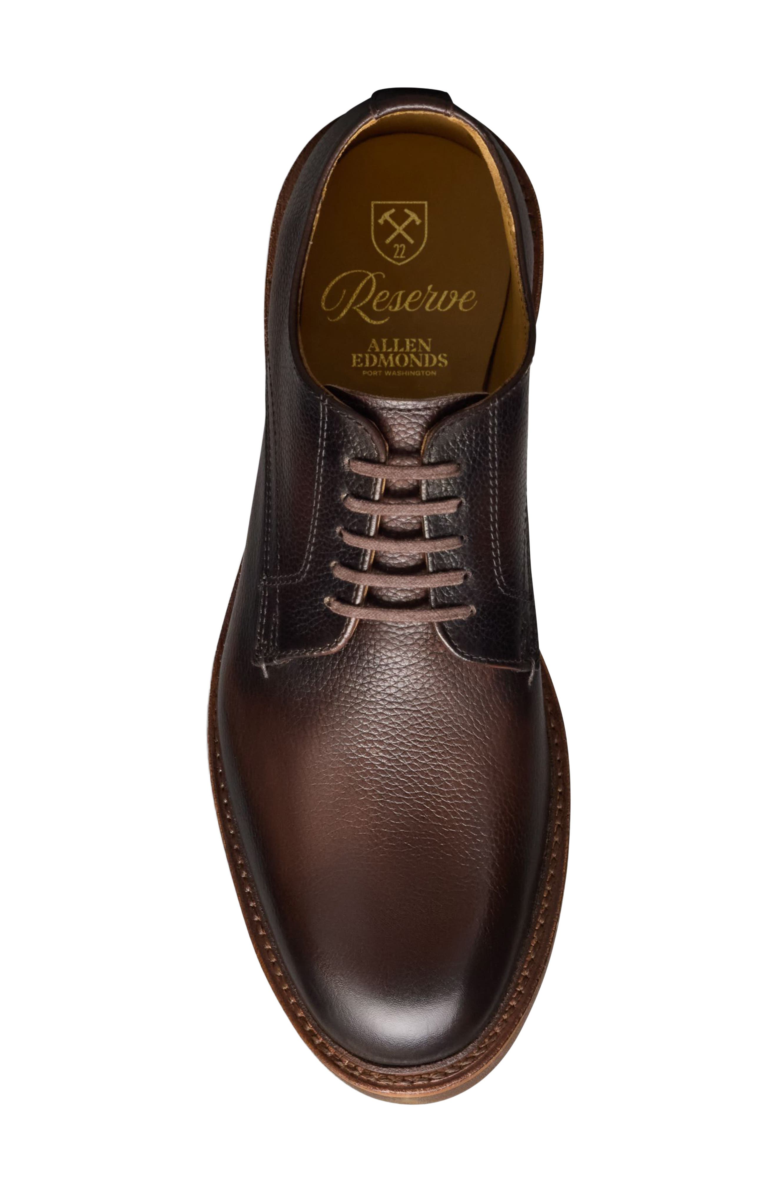Noah Lugged Plain Toe Derby, Alternate, color, DARK BROWN