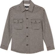 Reiss Liam Houndstooth Wool Blend Overshirt