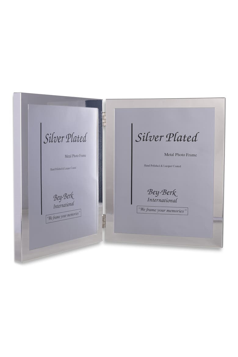 Double Picture Frame, Main, color, SILVER