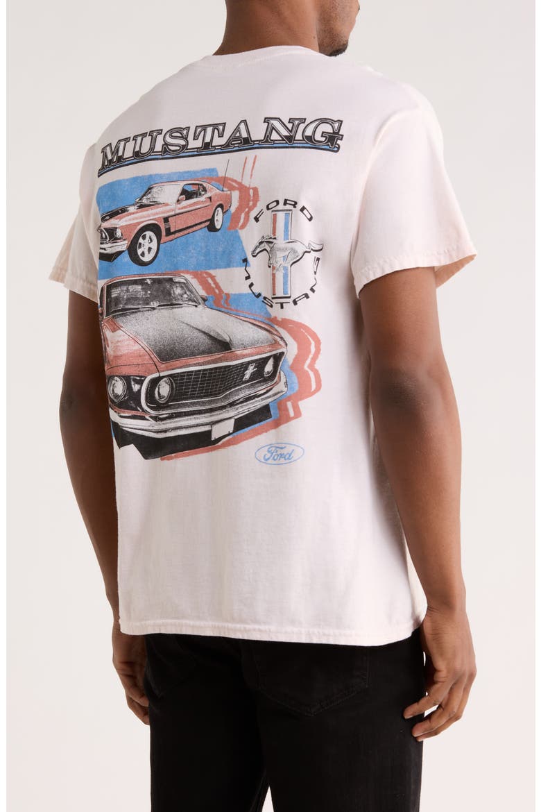 Ford Mustang Graphic T-Shirt, Alternate, color, SAND PIGMENT DYE