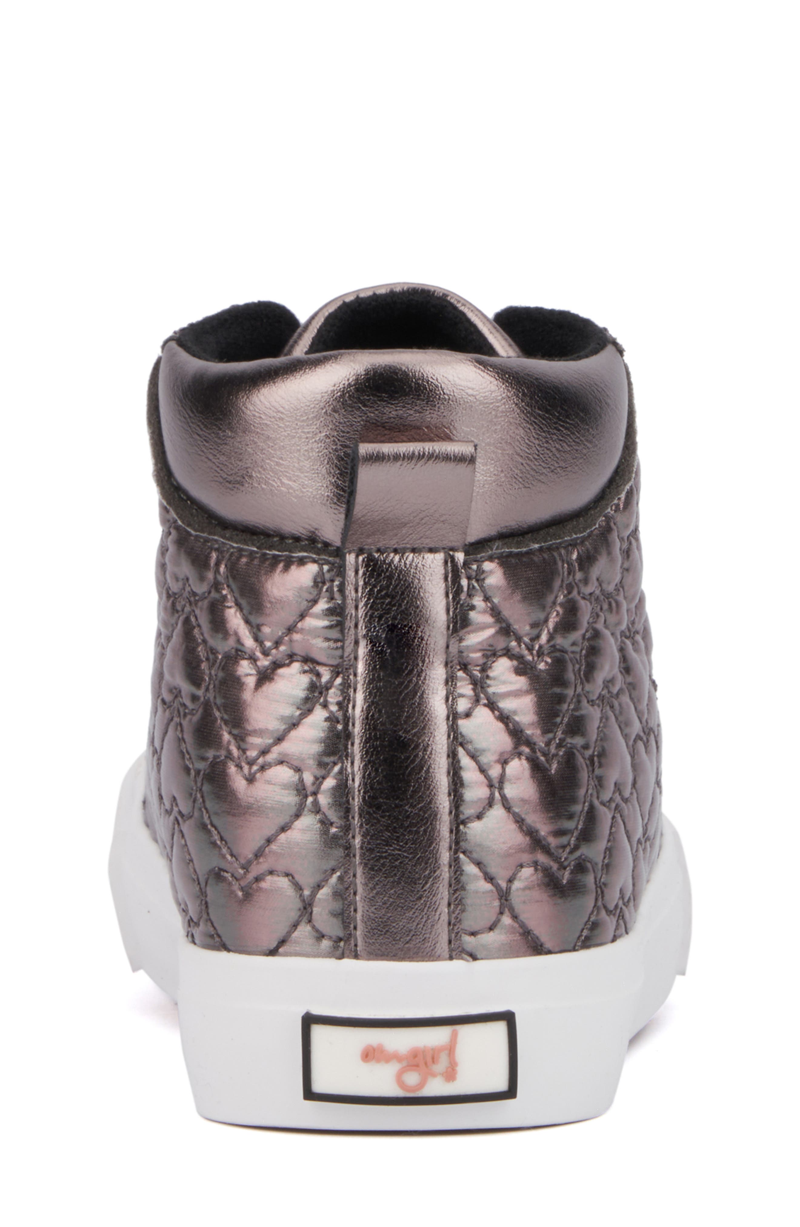 OLIVIA MILLER Kids' Real Legend High Top Sneakers, Alternate, color, 