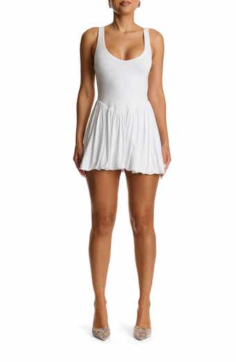 Smooth Bubble Hem Minidress