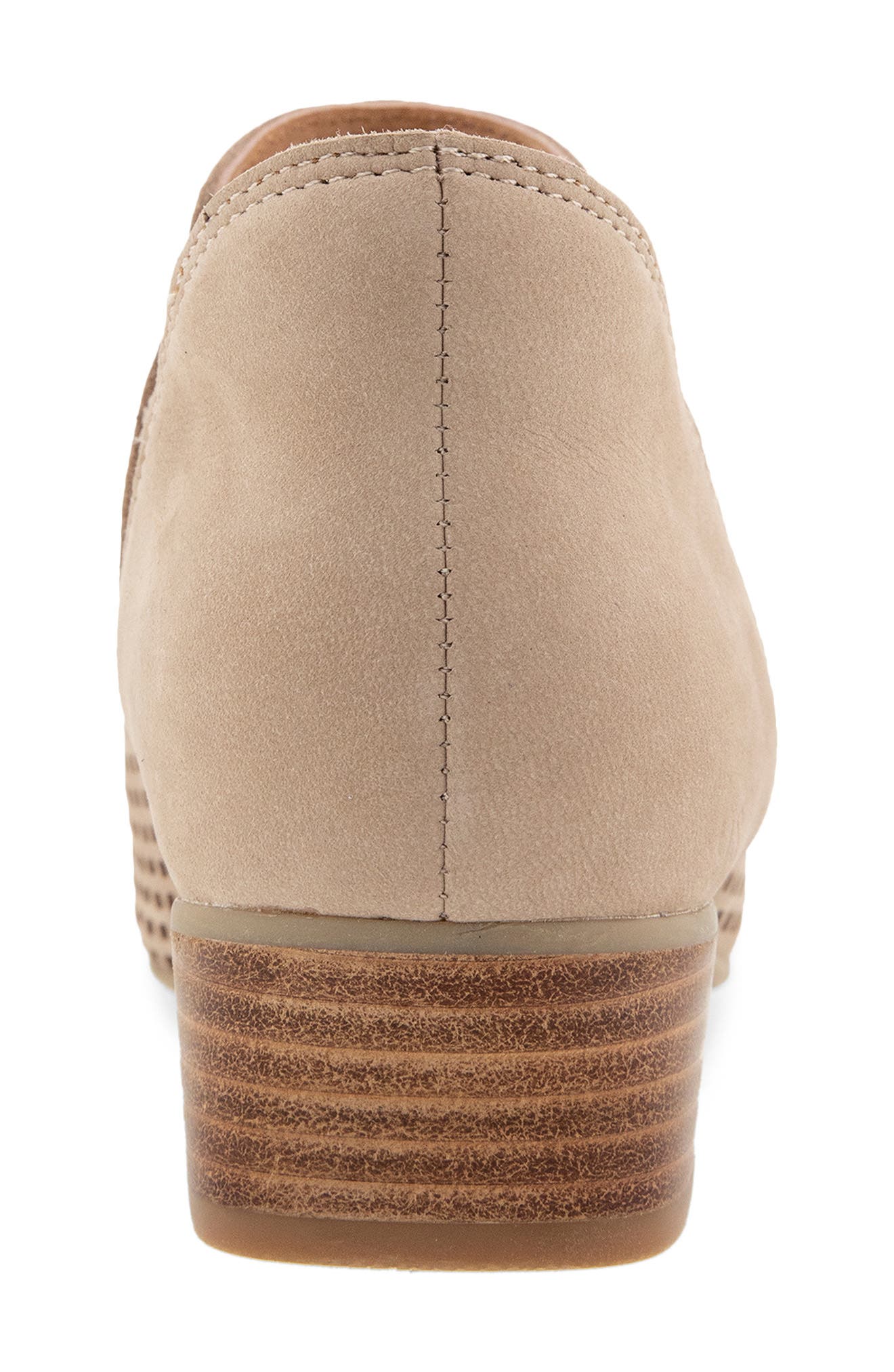 Gentle Souls Fran Perforated Bootie, Alternate, color, Sesame Nubuck