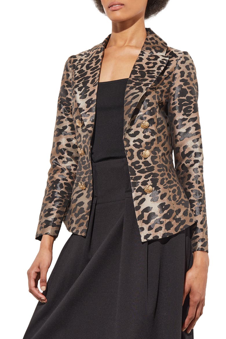 Leopard Print Jacket, Alternate, color, JAVA/LMST/BK
