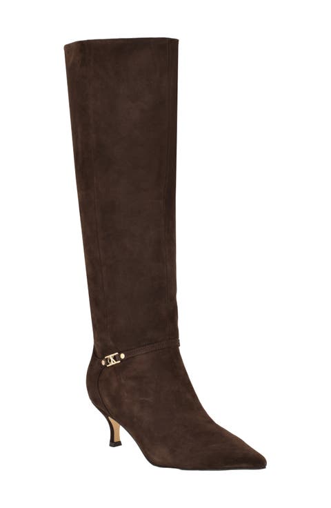 Serray Pointed Toe Knee High Boot