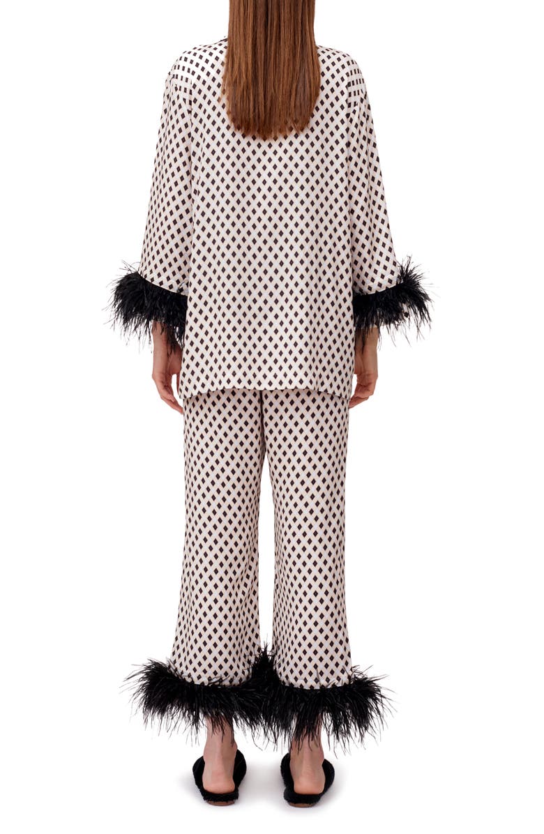 Sleeper Party Double Feather Pajamas, Alternate, color, 