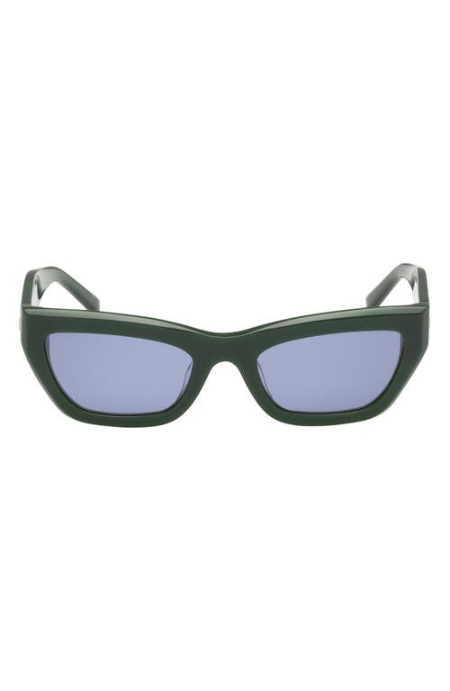 Abercrombie & Fitch 52mm Cat Eye Sunglasses In Green