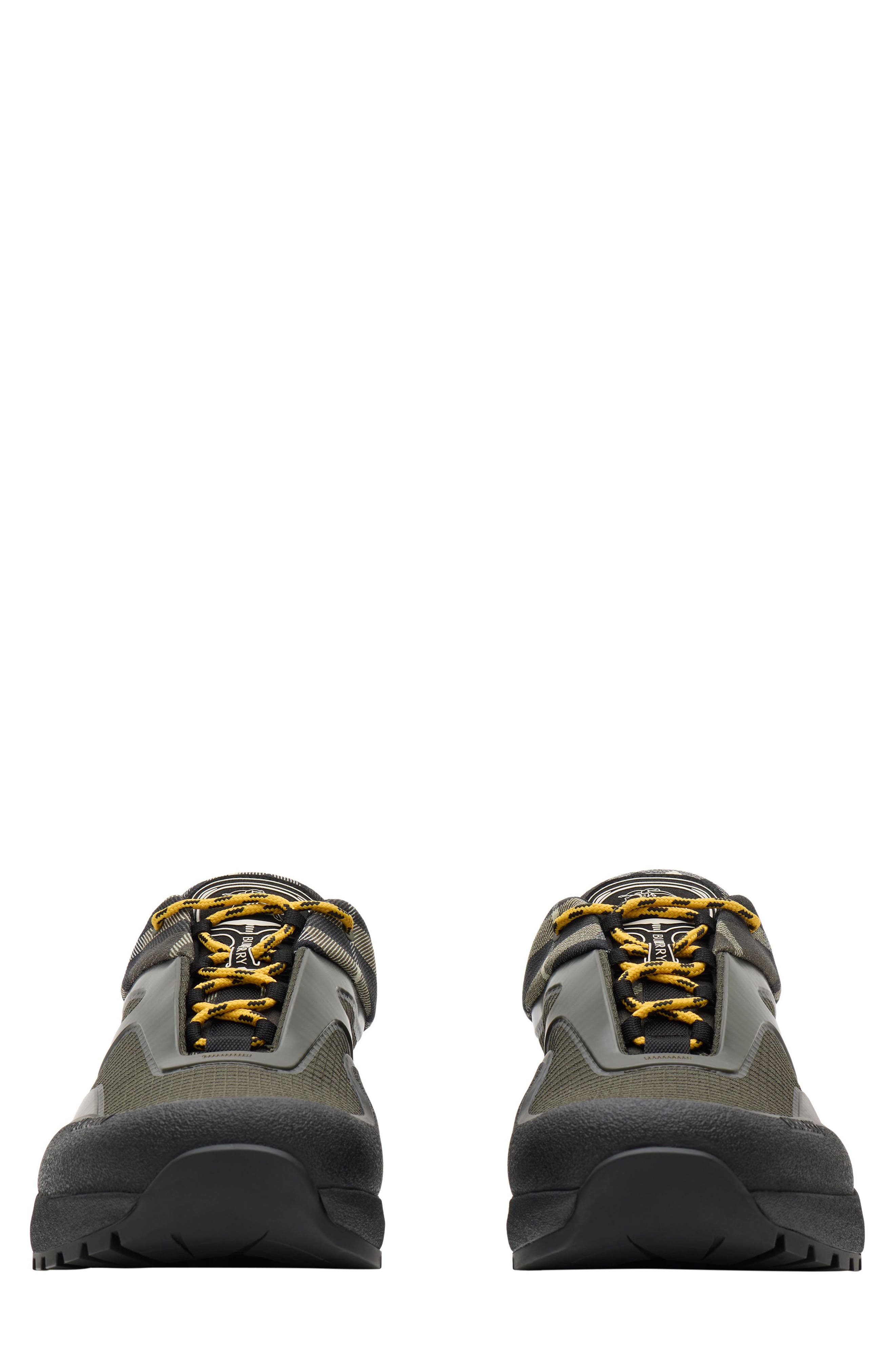 Burberry Check & Mesh Discover Sneaker, Alternate, color, Thicket/ Thicket Ip C