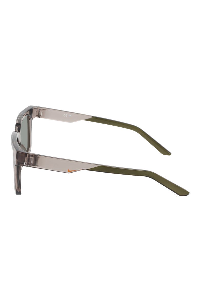 Tide Cosmic 53mm Square Sunglasses, Alternate, color, COLLEGE GREY / GREEN