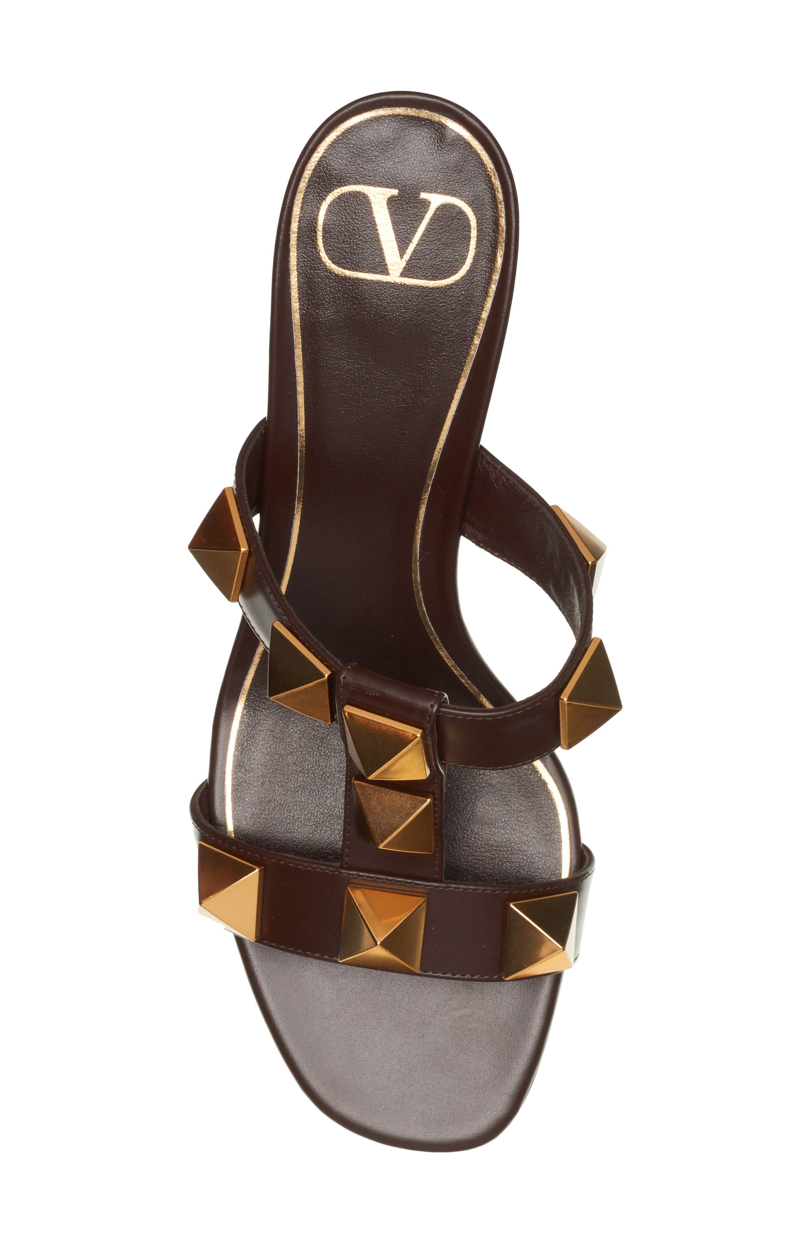 Valentino Garavani Roman Stud Sandal, Alternate, color, 