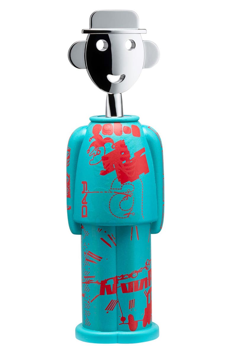 ALESSI Alessandro Corkscrew, Alternate, color, Turquoise