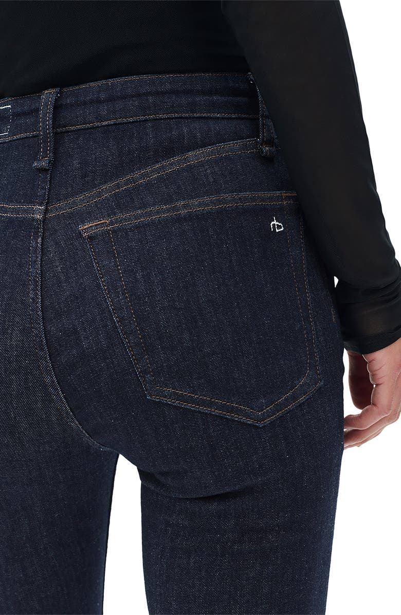 rag & bone/JEAN Dahlia Epic High Waist Flare Leg Jeans, Alternate, color, Rinse