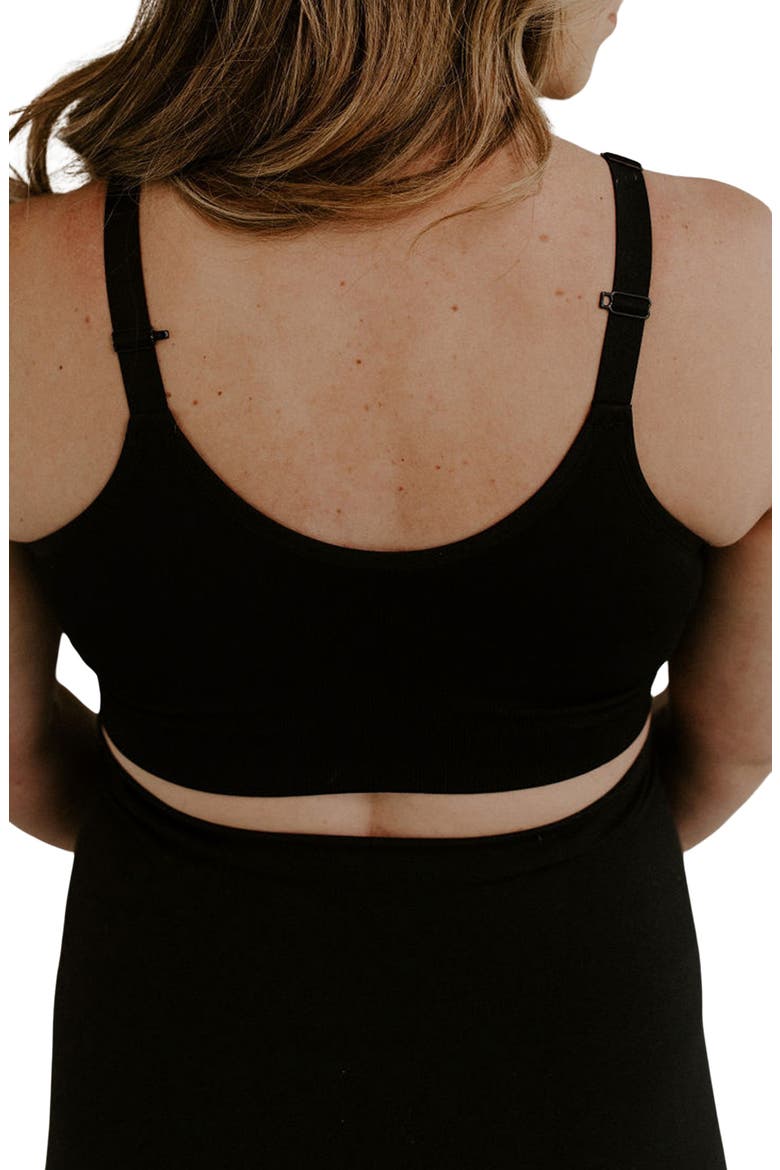 Bashful Maternity & Nursing Bra, Alternate, color, BLACK