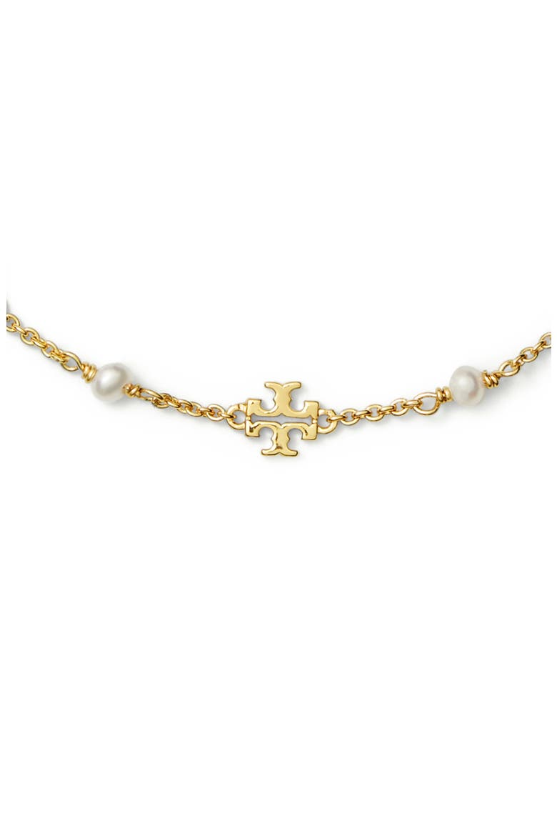 Delicate Moondance Pearl Bracelet, Alternate, color, TORY GOLD / PEARL