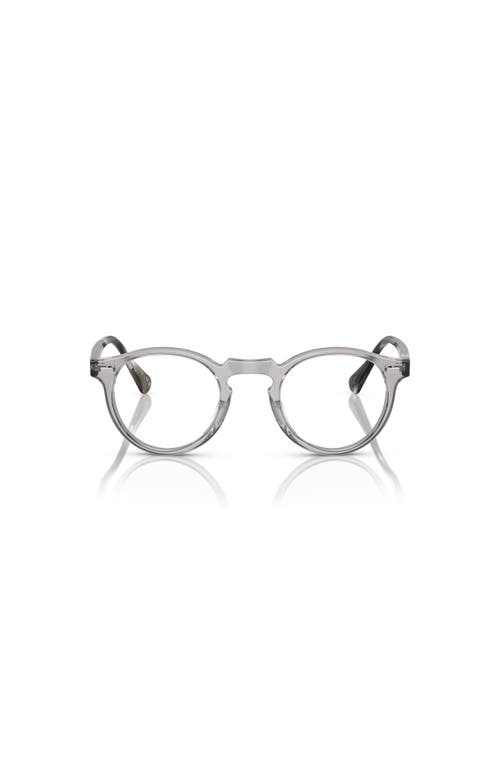 Oliver Peoples 47mm Phantos Optical Glasses In Metallic
