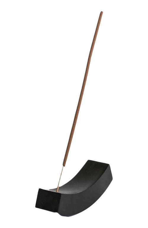 DAR PROYECTOS Smile Gemstone Incense Holder in Black Onyx  product