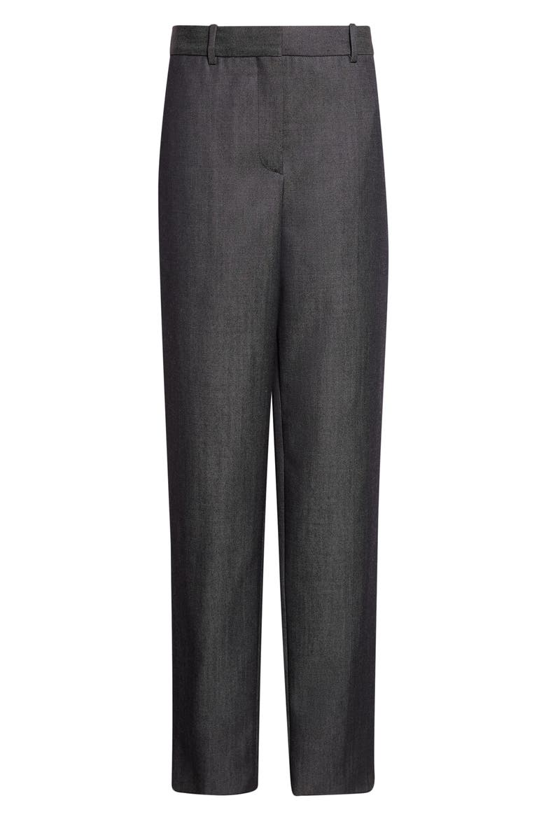 Denim Look Wool Twill Fittined Trousers, Alternate, color, 4100 NAVY
