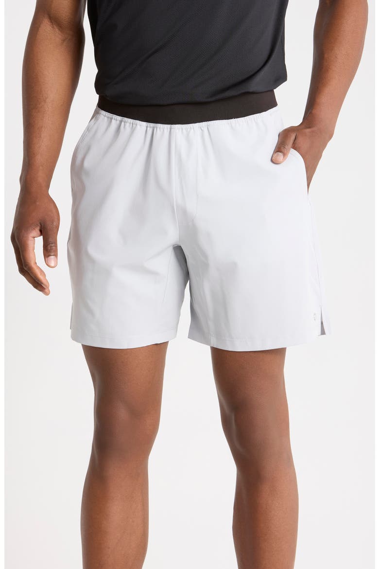 Lightstreme Torque Performance Shorts, Main, color, LUNAR DUST/ BLACK
