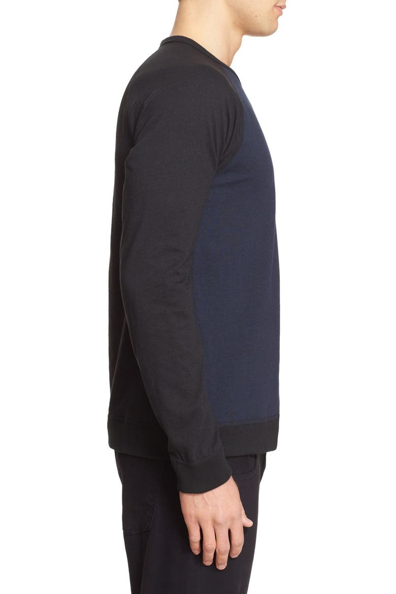 Colorblock Raglan Sleeve T-Shirt (Nordstrom Exclusive), Alternate, color, NAVY/ BLACK