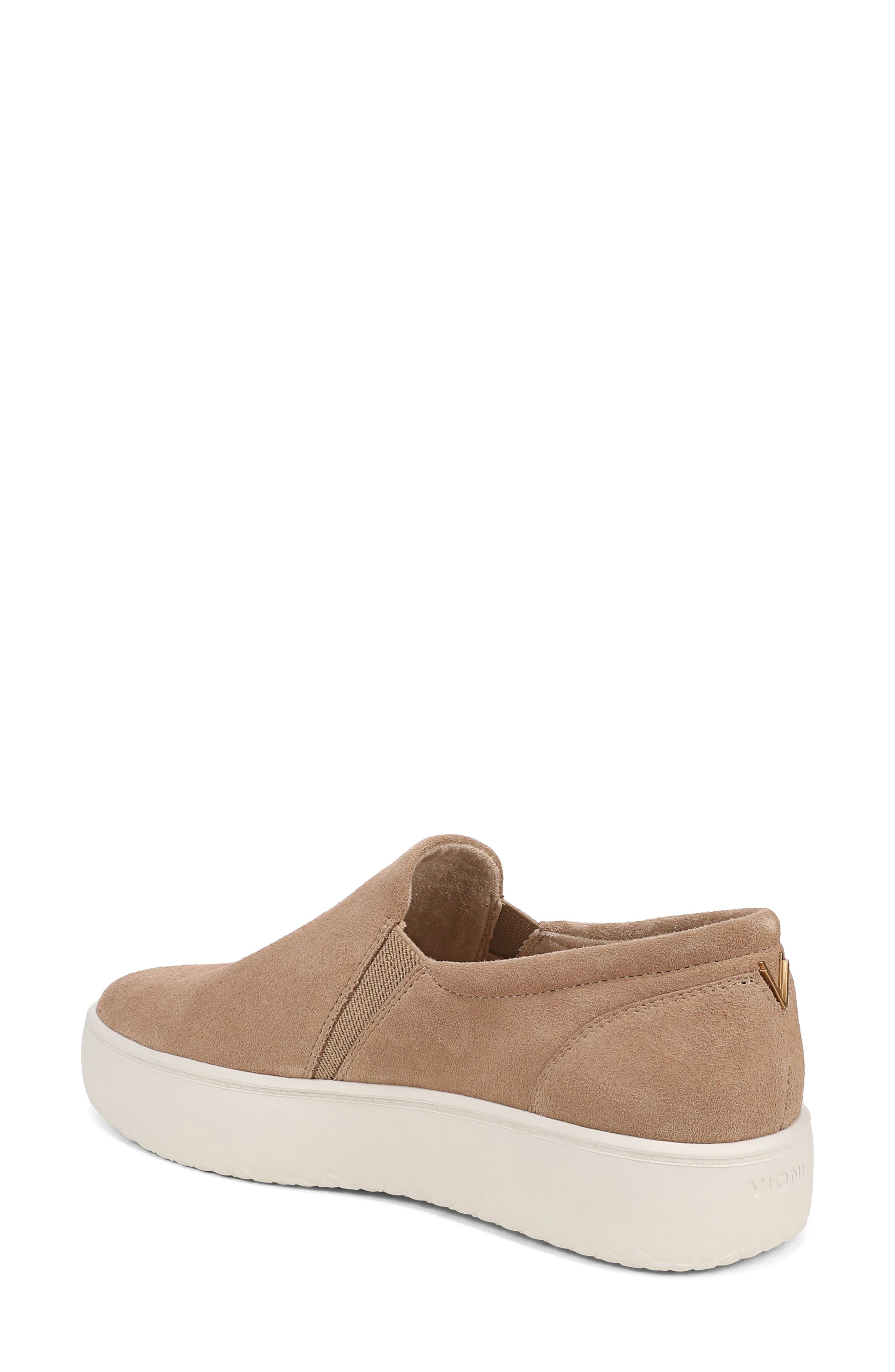 Ellen Slip-On Platform Sneaker, Alternate, color, DESERT SAND SUEDE