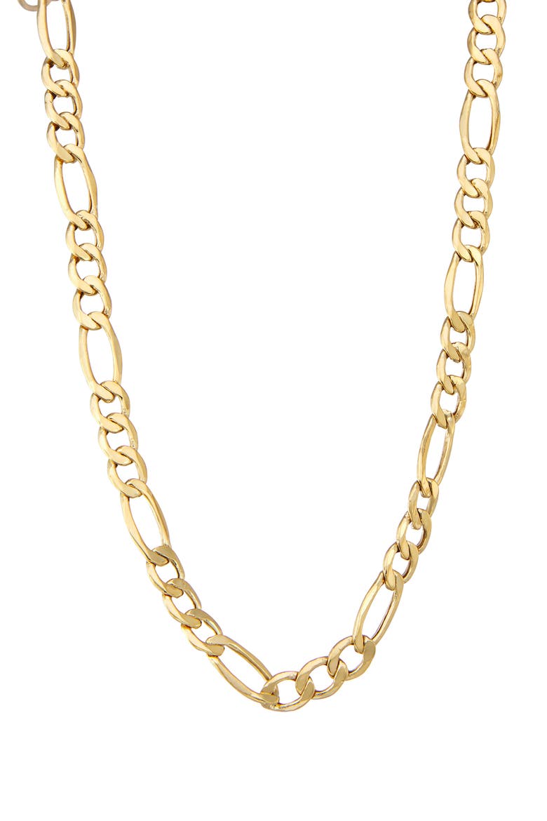 14K Gold Lobster Chain Necklace, Main, color, YELLOW