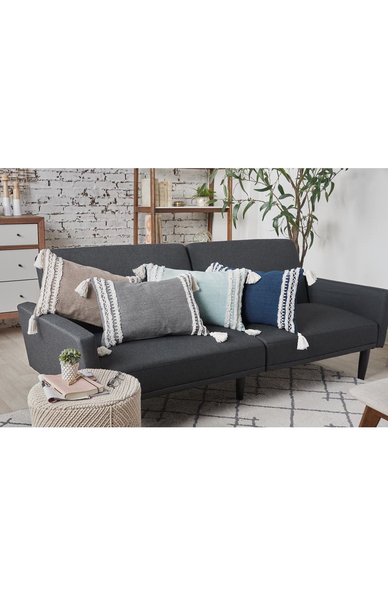 carol & frank Neil Throw Pillow, Alternate, color, Beige