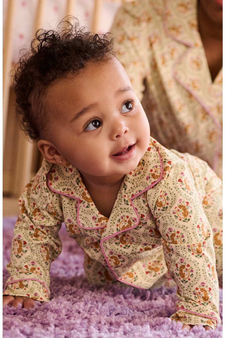 Kids' Fleur Sauvage Romper, Alternate, color, BEIGE