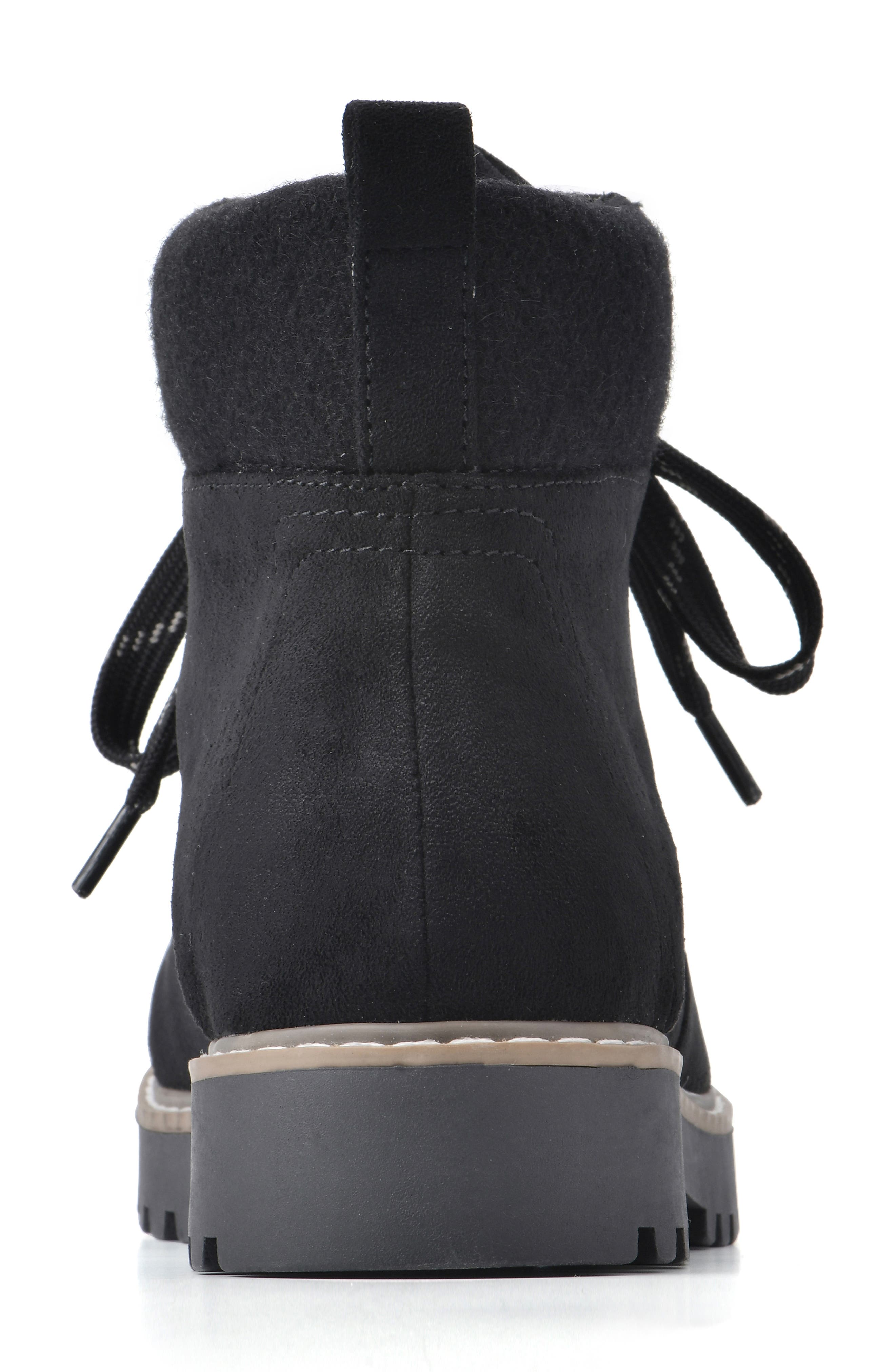 CLIFFS BY WHITE MOUNTAIN Connie Lace-up Lug Sole Boot, Alternate, color, 