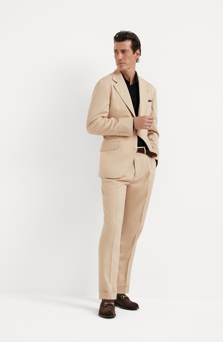 Brunello Cucinelli Cotton knit polo, Alternate, color, 