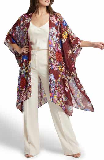 Floral Ruana