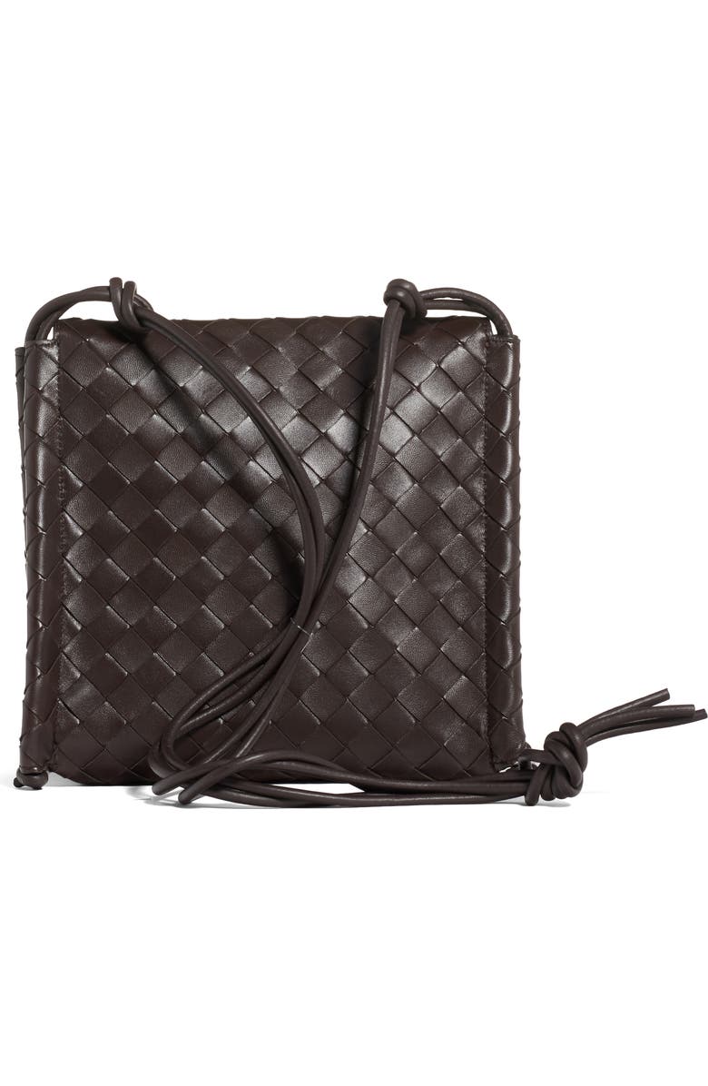 Bottega Veneta Bottega Venenta Intrecciato Small Flap Crossbody Bag, Alternate, color,