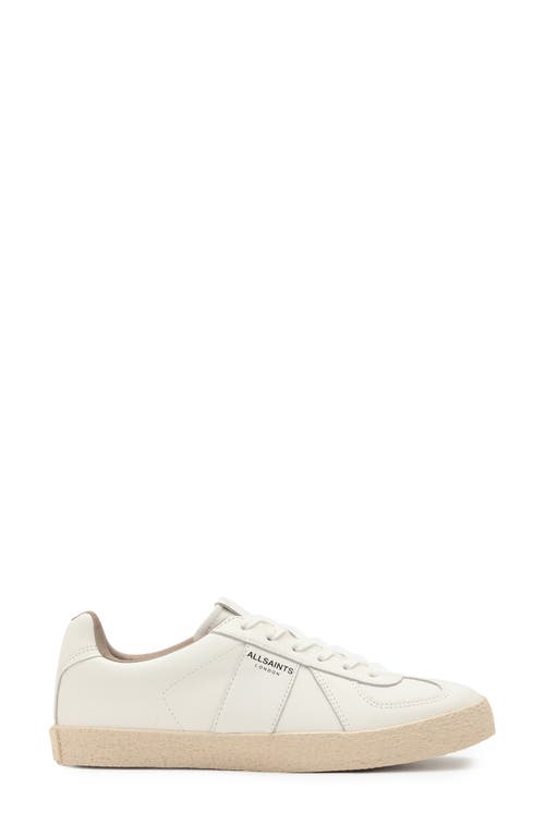 Allsaints Jaimee Low Top Sneaker In White/white