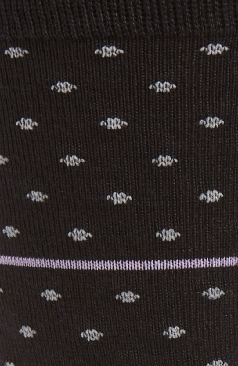 NORDSTROM MEN'S SHOP Ultra Soft Dot & Stripe Dress Socks, Alternate, color,