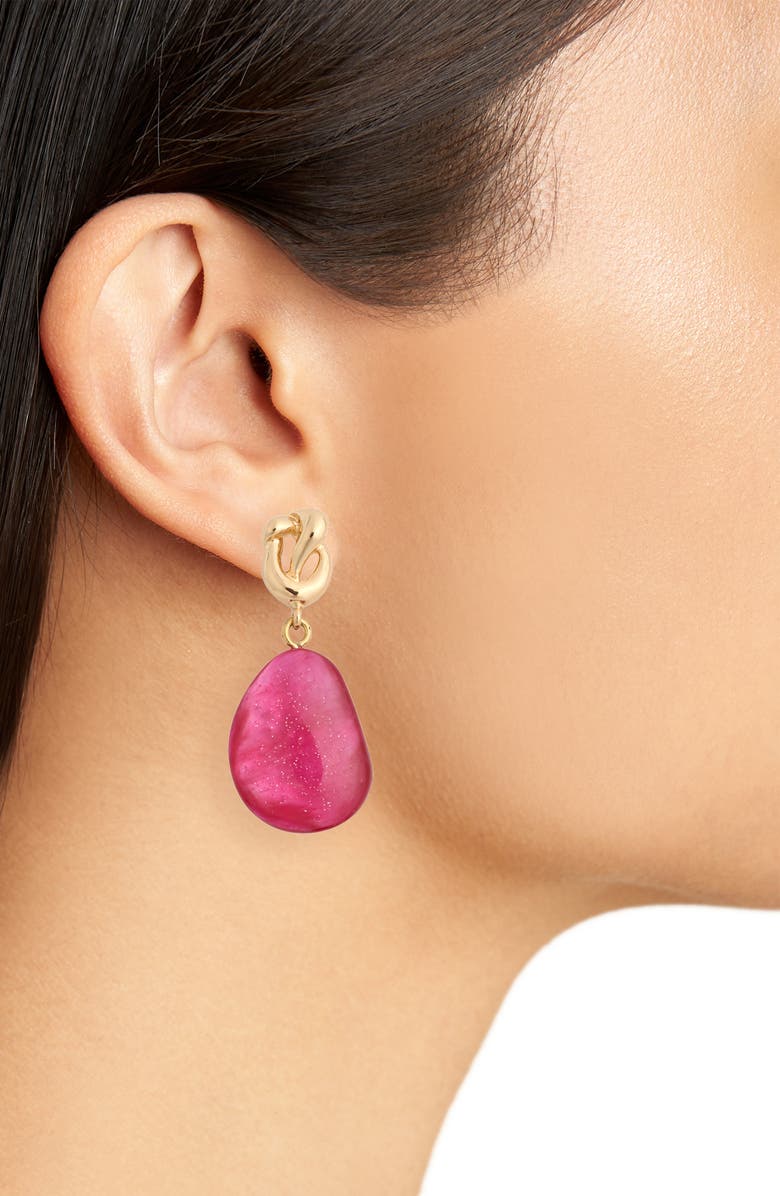EYE CANDY LOS ANGELES Violeta Drop Earrings, Alternate, color, Gold