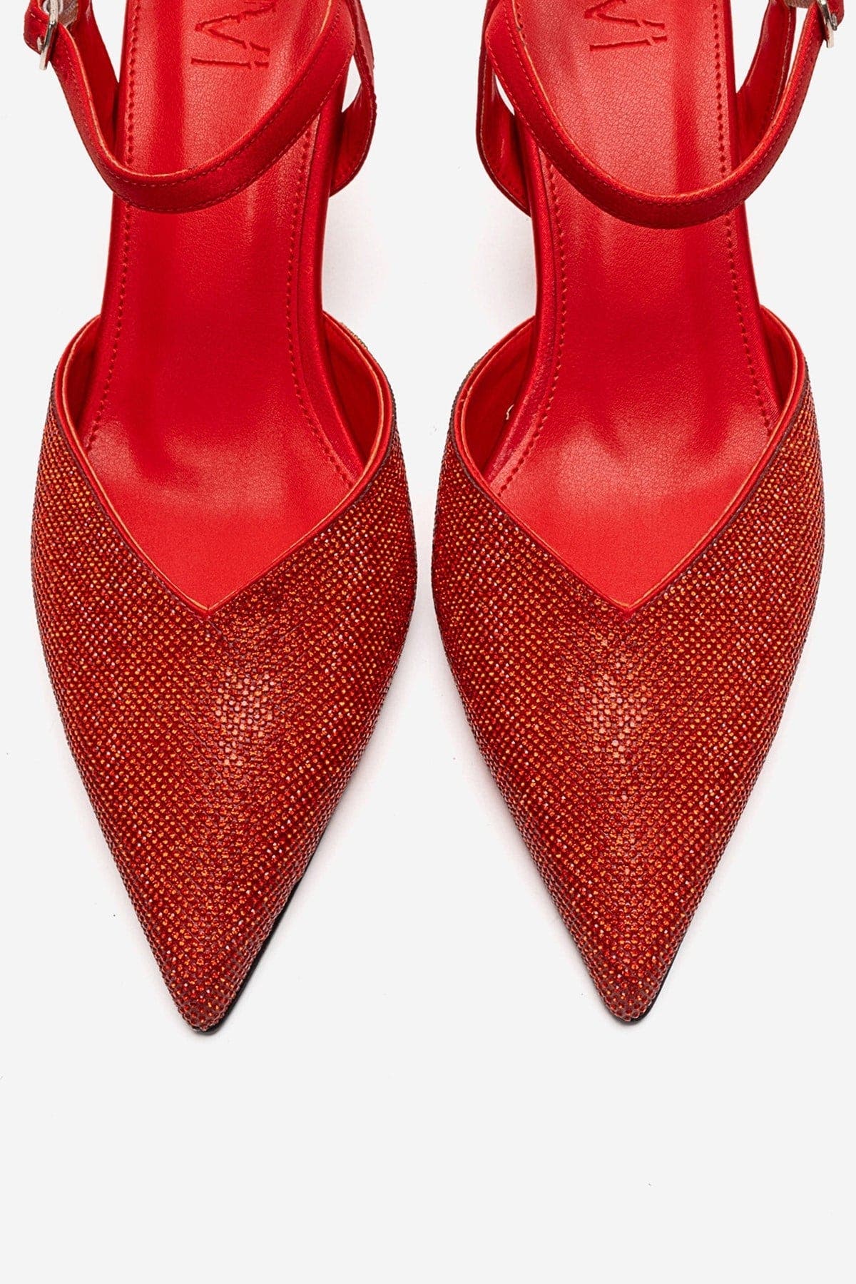 Prologue Shoes Nivora Stiletto Pump, Alternate, color, Red