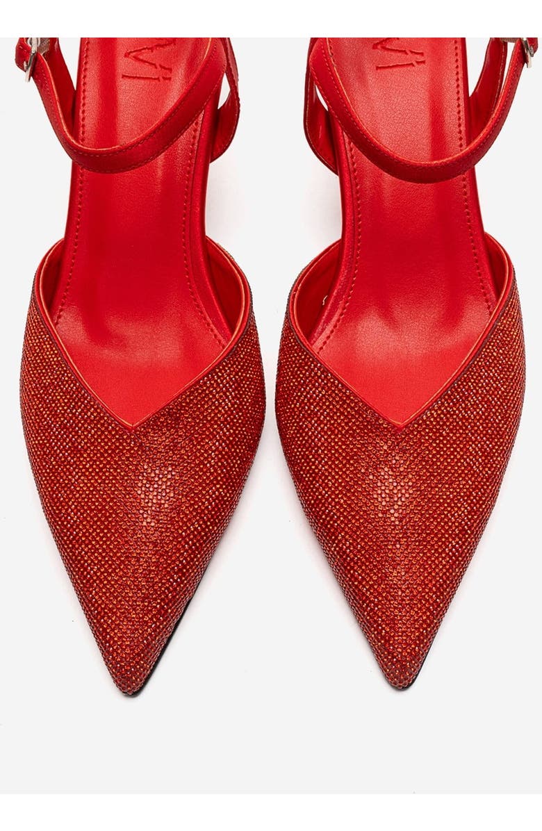 Prologue Shoes Nivora Stiletto Pump, Alternate, color, Red
