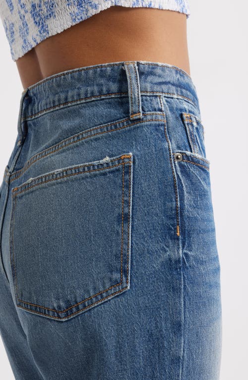 Bp. '90s High Waist Ankle Straight Leg Jeans In Valentino Wash