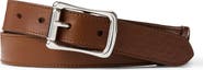 Ralph Lauren Purple Label Whipstitch Leather Belt