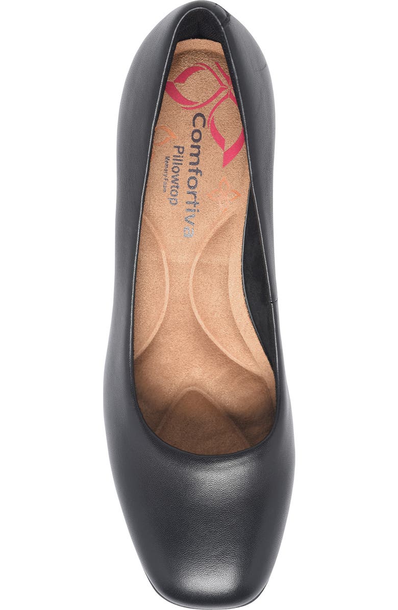 Comfortiva Peach Pump, Alternate, color, Black