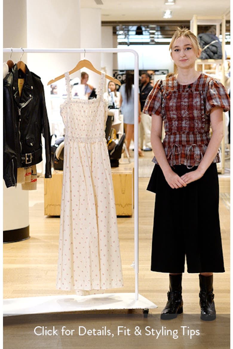 Amarena Smocked Midi Dress video