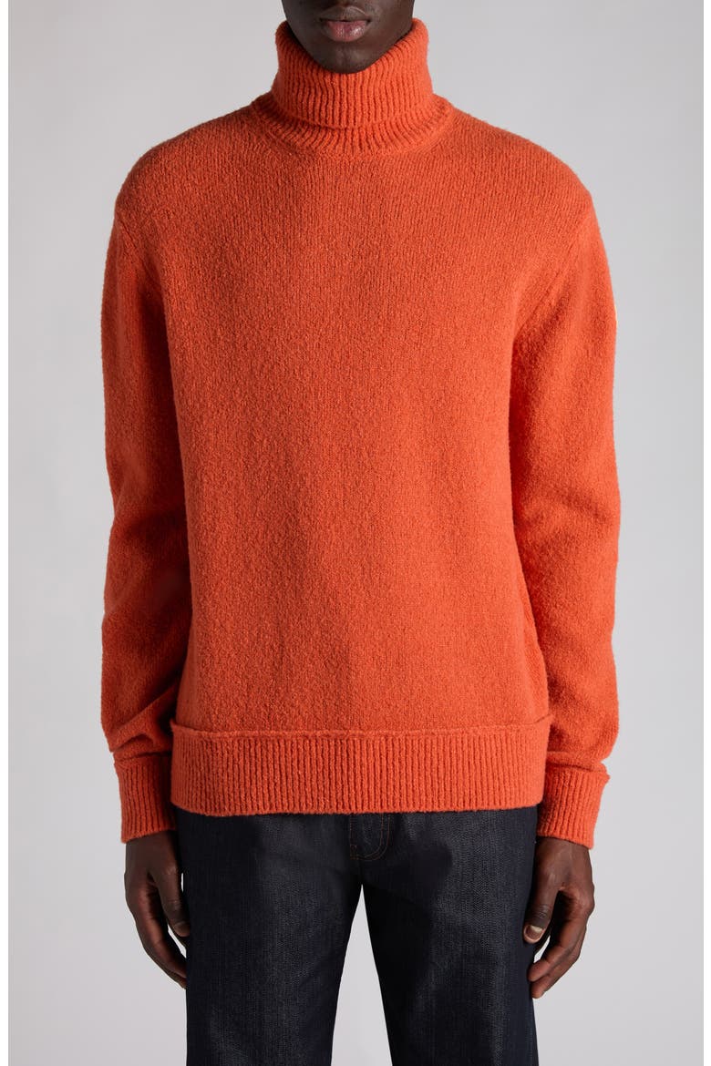 Virgin Wool Blend Tuirtlenenck Sweater, Main, color, SUMMER FIG
