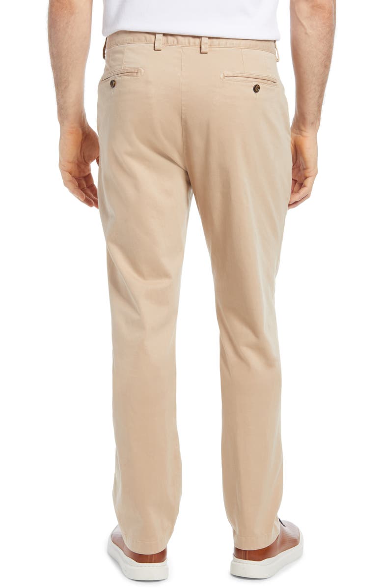 Johnston & Murphy Flat Front Chinos, Alternate, color, Sand