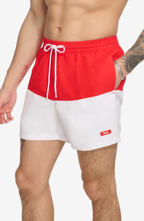 Colorblock Swim Trunks