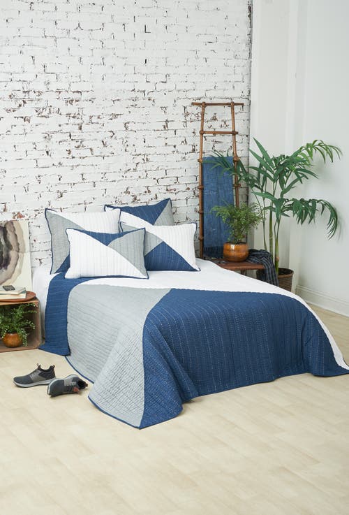 Carol & Frank 20" X 26" Asymmetrical Cotton Standard Pillow Sham In Multi