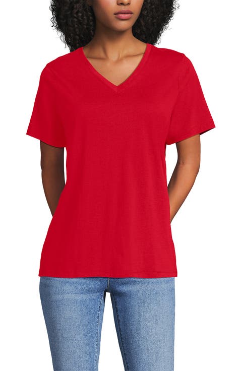 Supima Cotton V-Neck T-Shirt