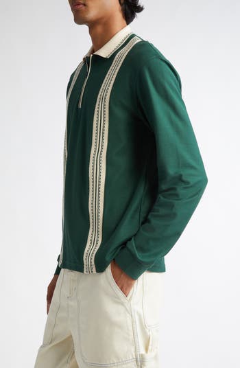 Rio Cotton Piqué Zip Polo