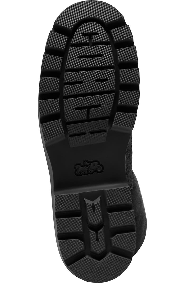 COACH Chunky High-Pile Fleece Boot, Alternate, color, Black