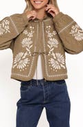 Petal & Pup Vako Floral Quilted Jacket