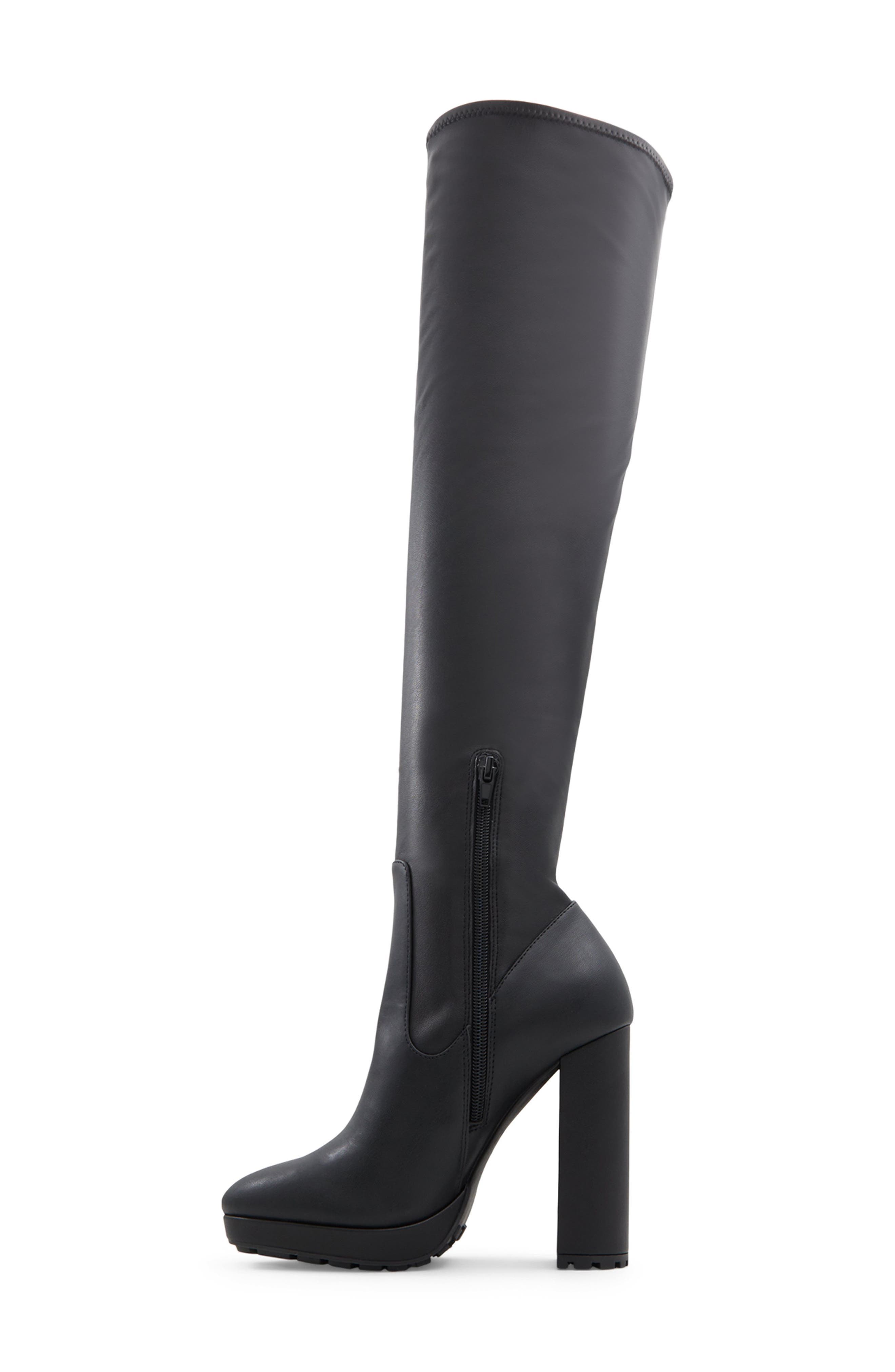 ALDO Dallobrelia Over the Knee Platform Boot, Alternate, color, 