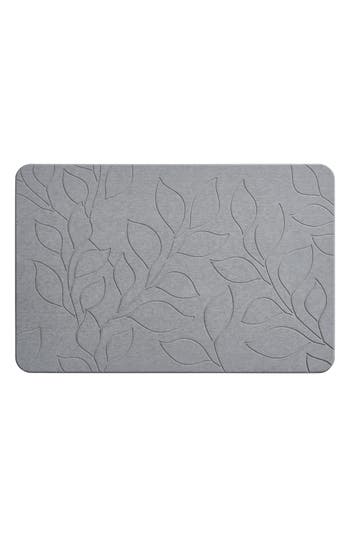 Vcny Home Pink Bow Bath Mat In Grey